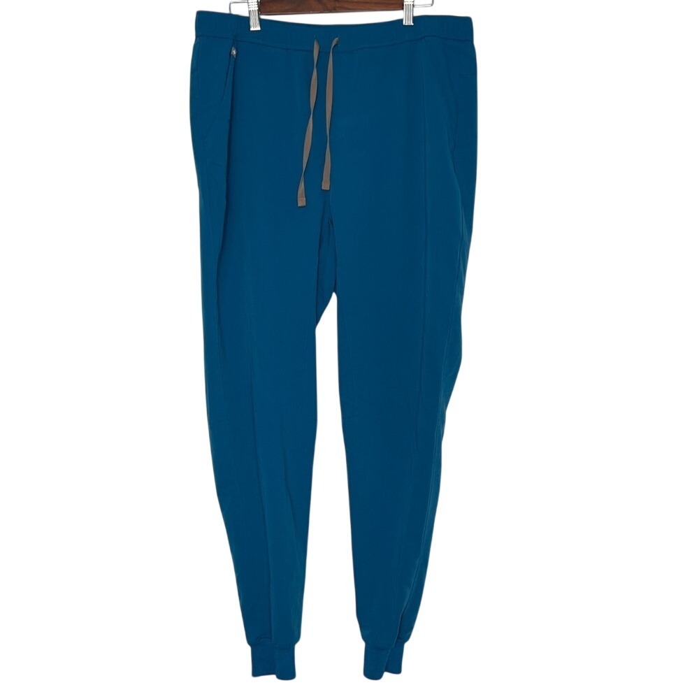 FIGS Tansen Jogger Scrub Pants Men XL Tall Royal Blue PO1652
